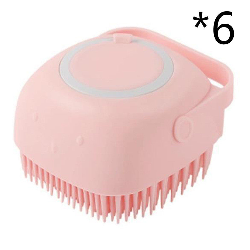Silicone Brush with Shampoo Dispenser