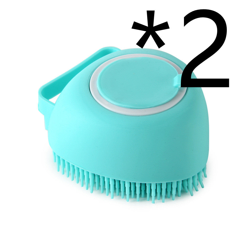 Silicone Brush with Shampoo Dispenser