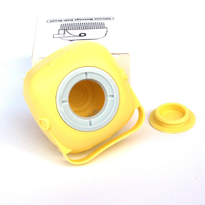 Silicone Brush with Shampoo Dispenser
