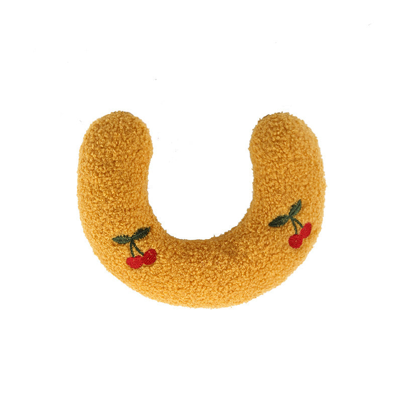 U-Shaped Pet Pillow for Cats & Small Dogs