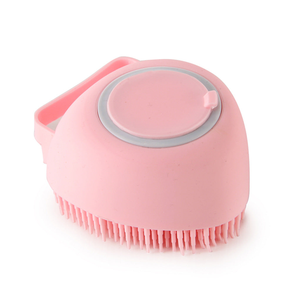 Silicone Brush with Shampoo Dispenser