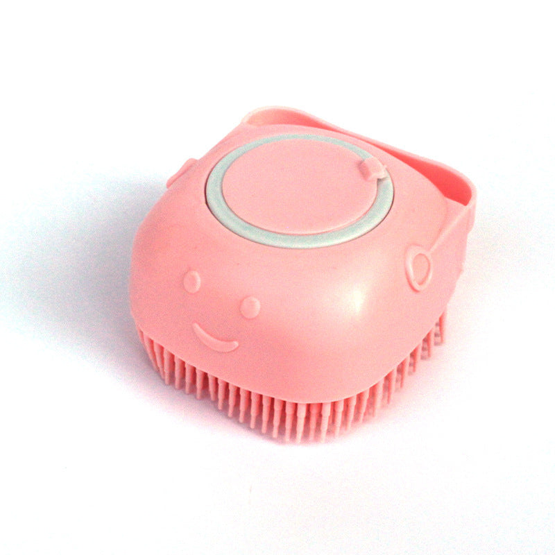 Silicone Brush with Shampoo Dispenser