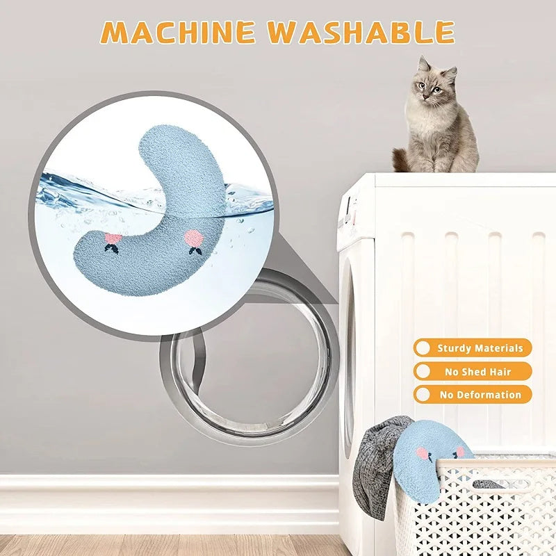 U-Shaped Pet Pillow for Cats & Small Dogs
