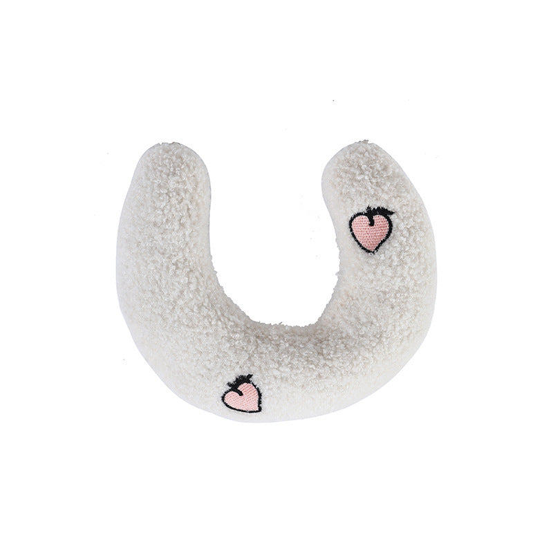 U-Shaped Pet Pillow for Cats & Small Dogs