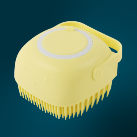 Silicone Brush with Shampoo Dispenser
