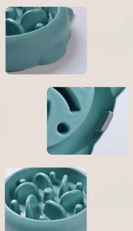 Anti-Choking Slow Feeder Pet Bowl