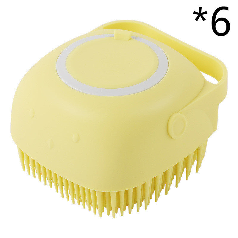 Silicone Brush with Shampoo Dispenser