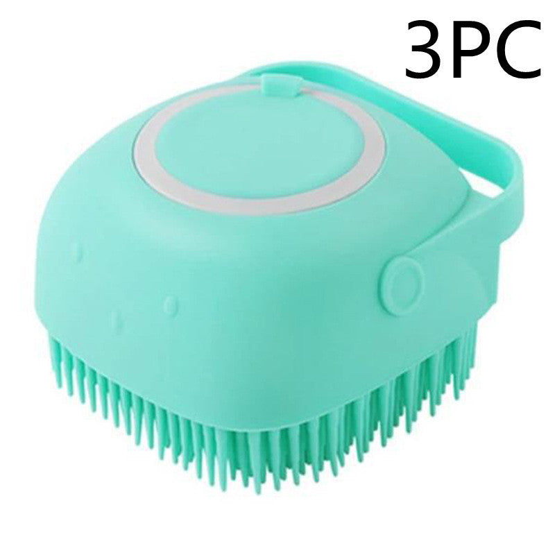 Silicone Brush with Shampoo Dispenser