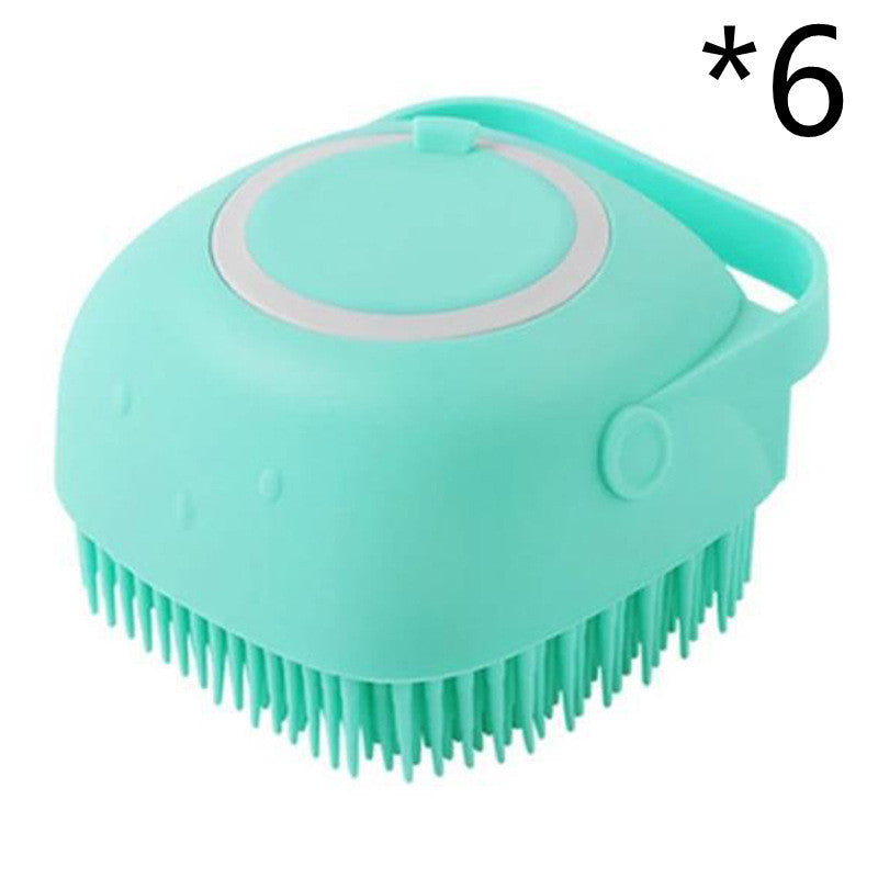 Silicone Brush with Shampoo Dispenser