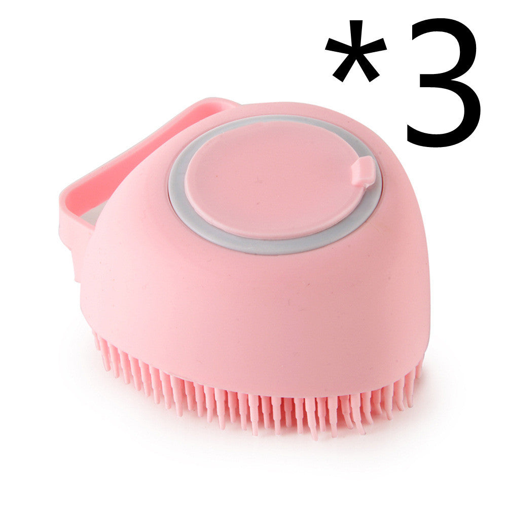 Silicone Brush with Shampoo Dispenser