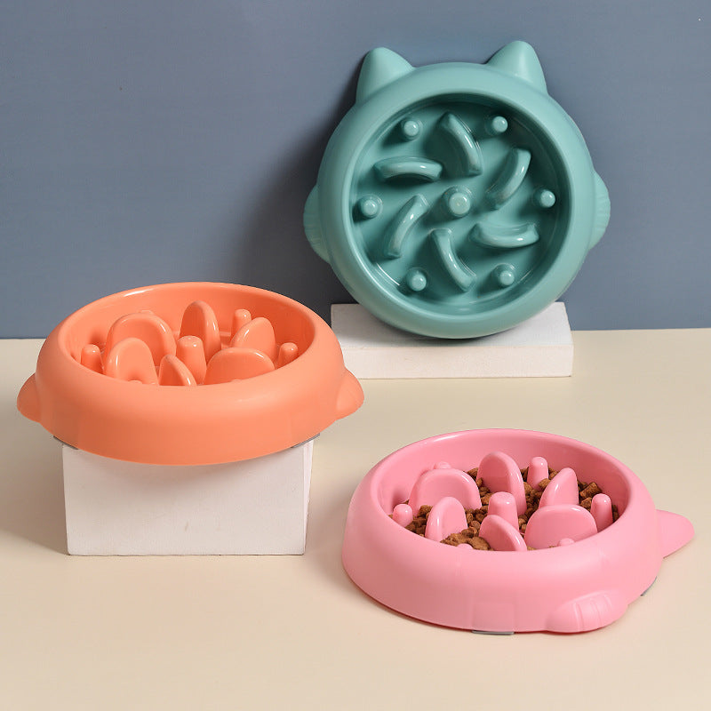 Anti-Choking Slow Feeder Pet Bowl