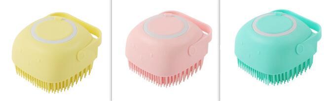 Silicone Brush with Shampoo Dispenser