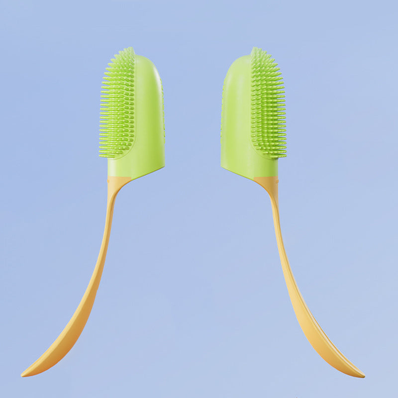 Dog Cat Finger Toothbrush Silicone Cleaning Tool