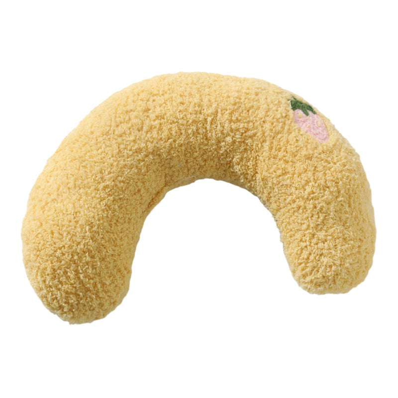 U-Shaped Pet Pillow for Cats & Small Dogs