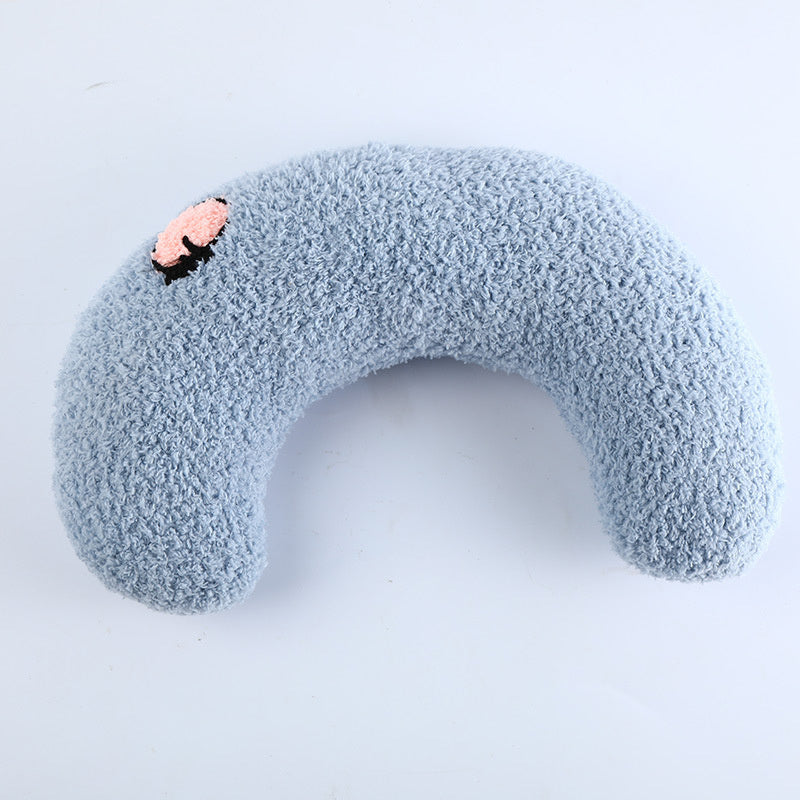 U-Shaped Pet Pillow for Cats & Small Dogs