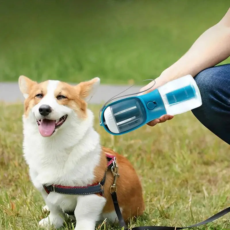 3-in-1 Portable Dog Water Cup & Dispenser