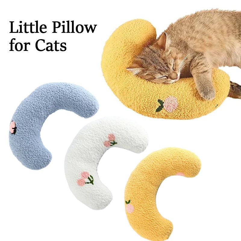 U-Shaped Pet Pillow for Cats & Small Dogs