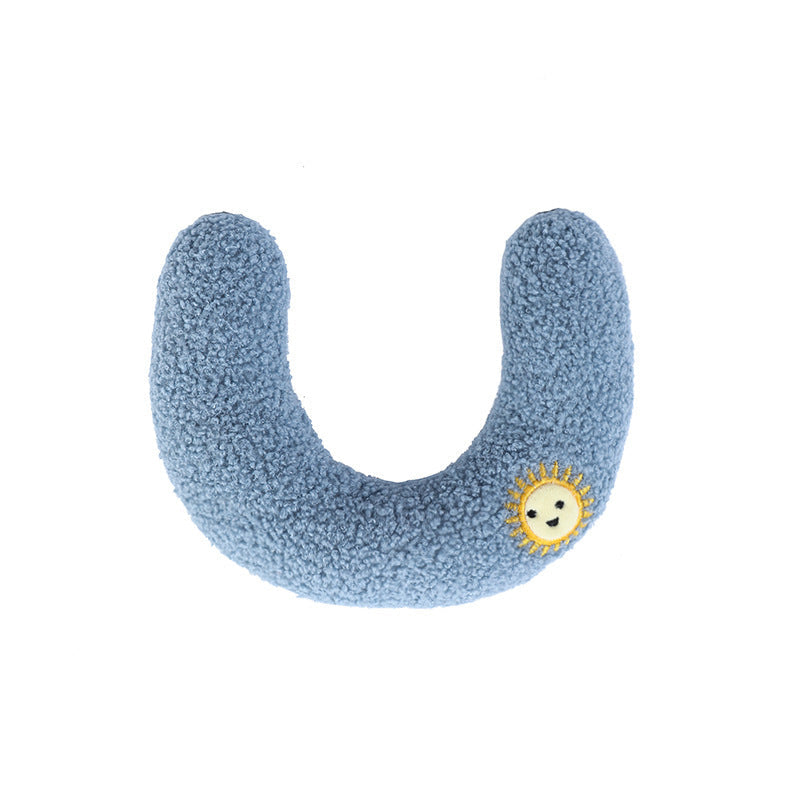 U-Shaped Pet Pillow for Cats & Small Dogs
