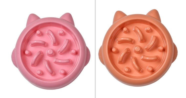 Anti-Choking Slow Feeder Pet Bowl