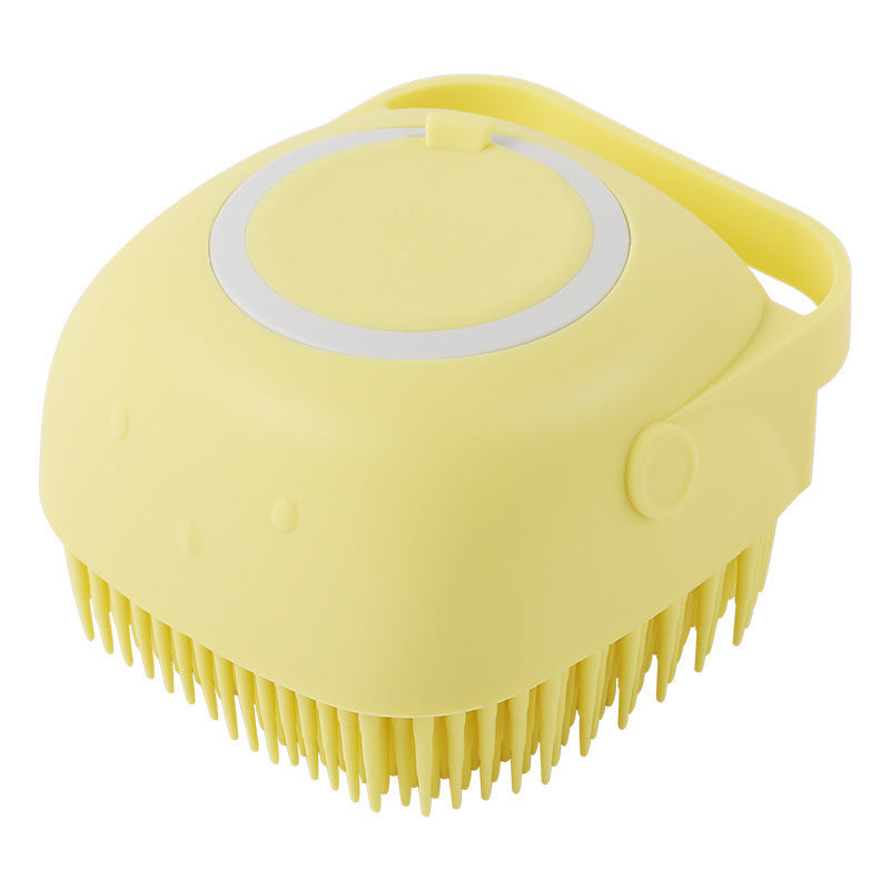 Silicone Brush with Shampoo Dispenser