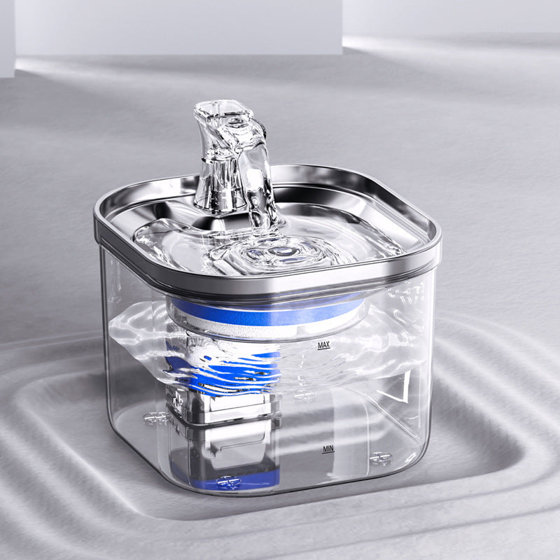 Stainless Steel Automatic Pet Water Fountain Stainless Steel Automatic